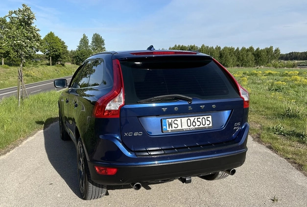 Volvo XC 60 cena 61800 przebieg: 238085, rok produkcji 2012 z Siedlce małe 106